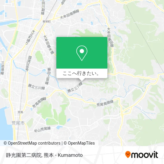 静光園第二病院地図