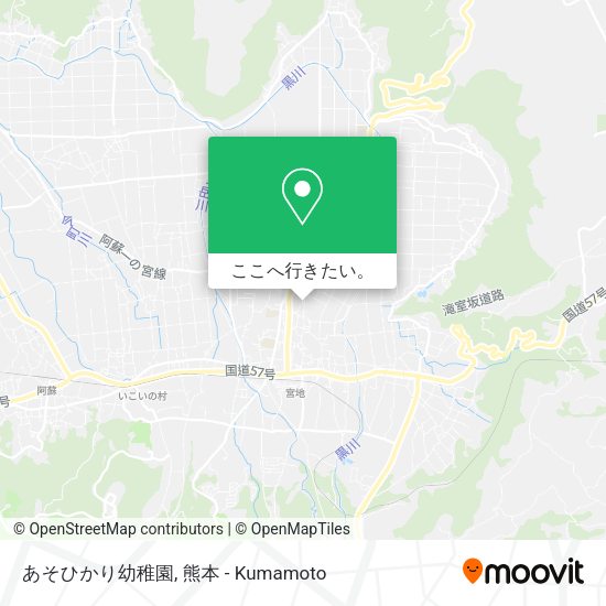あそひかり幼稚園地図