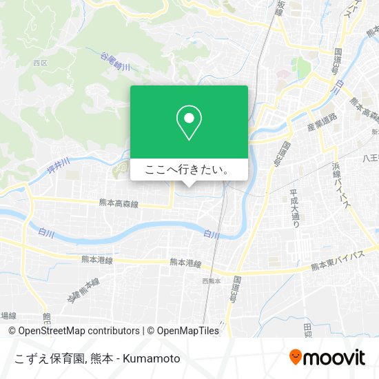 こずえ保育園地図