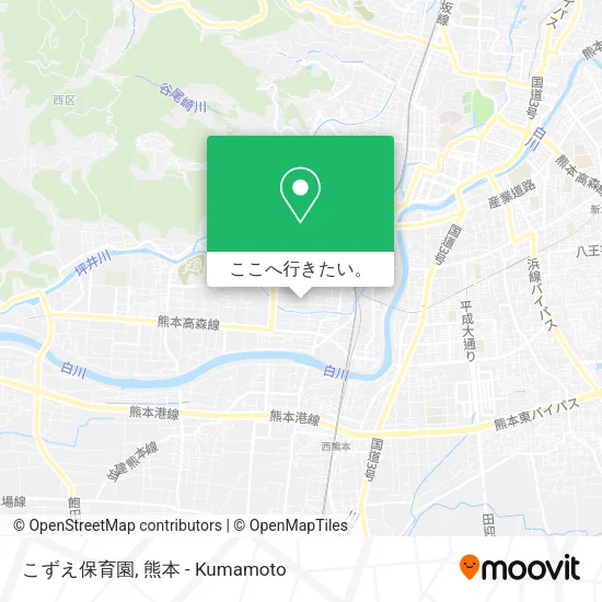 こずえ保育園地図