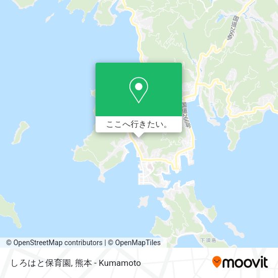 しろはと保育園地図