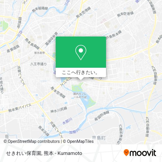 せきれい保育園地図