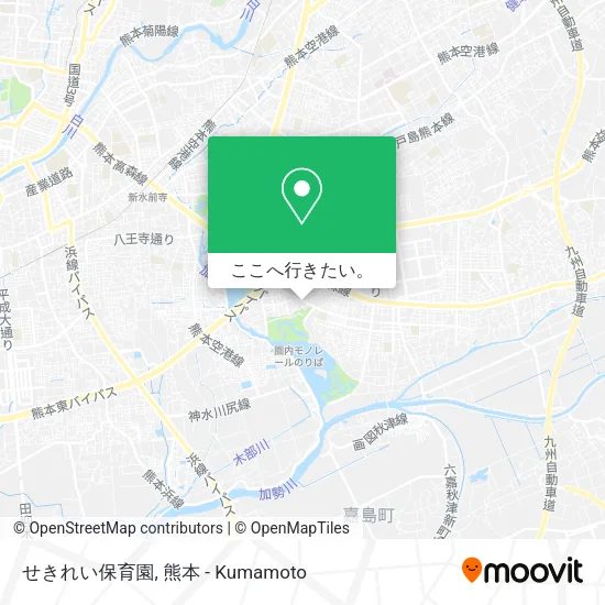 せきれい保育園地図