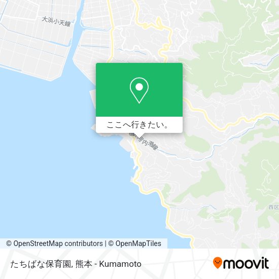 たちばな保育園地図
