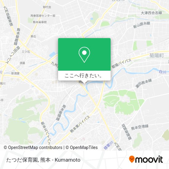 たつだ保育園地図