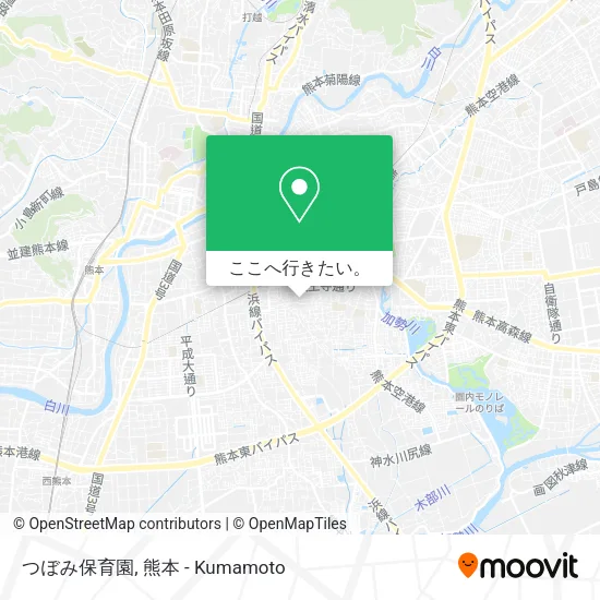 つぼみ保育園地図