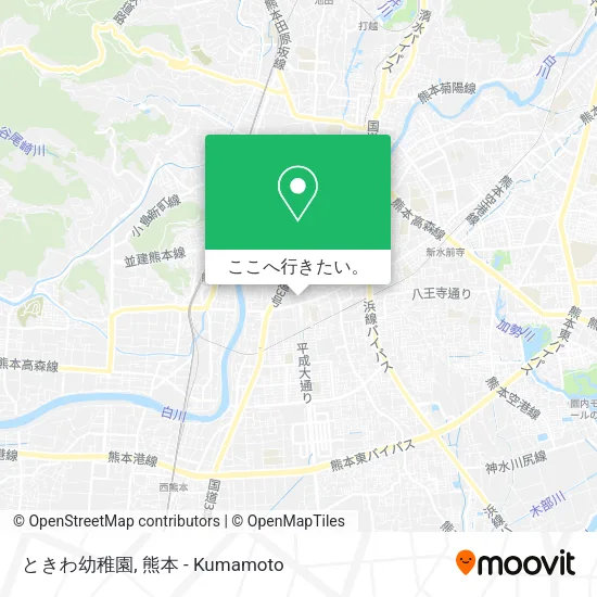 ときわ幼稚園地図