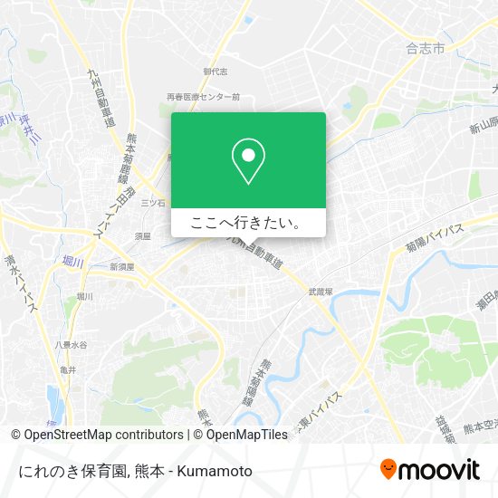 にれのき保育園地図