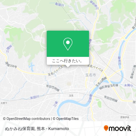 ぬかみね保育園地図