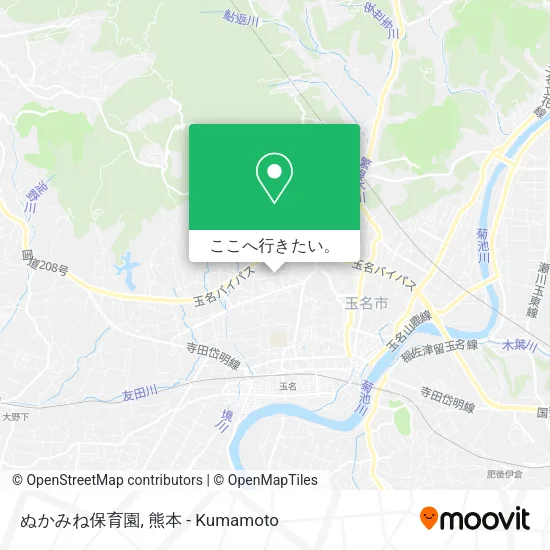 ぬかみね保育園地図