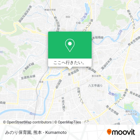 みのり保育園地図