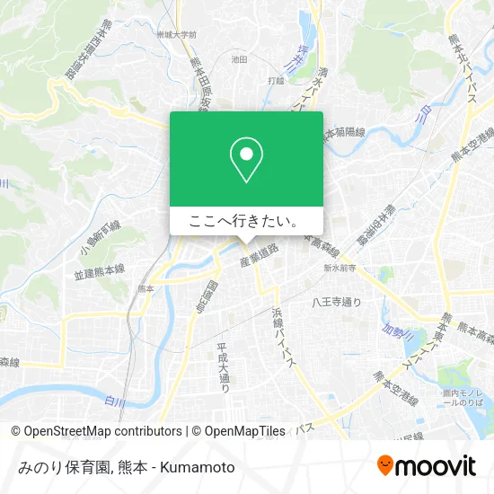 みのり保育園地図