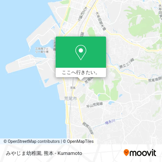 みやじま幼稚園地図