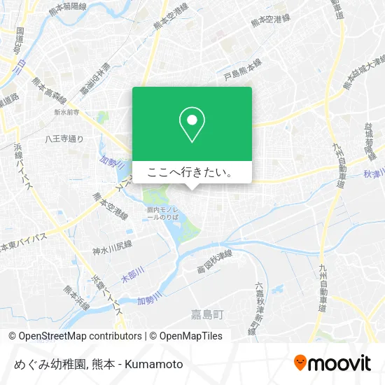 めぐみ幼稚園地図