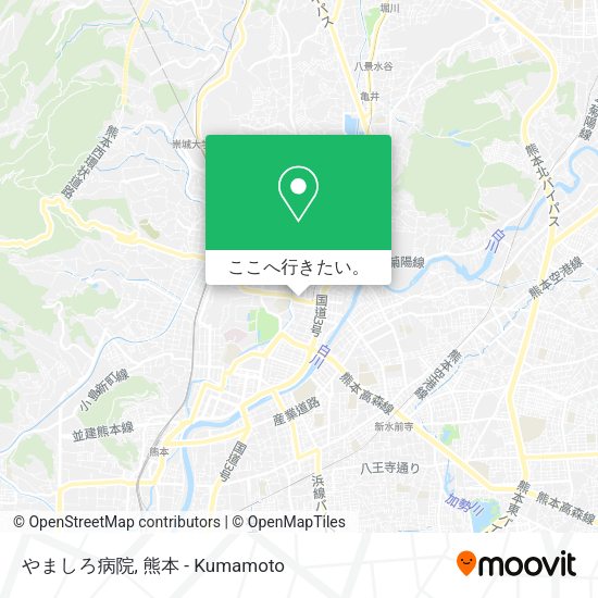 やましろ病院地図