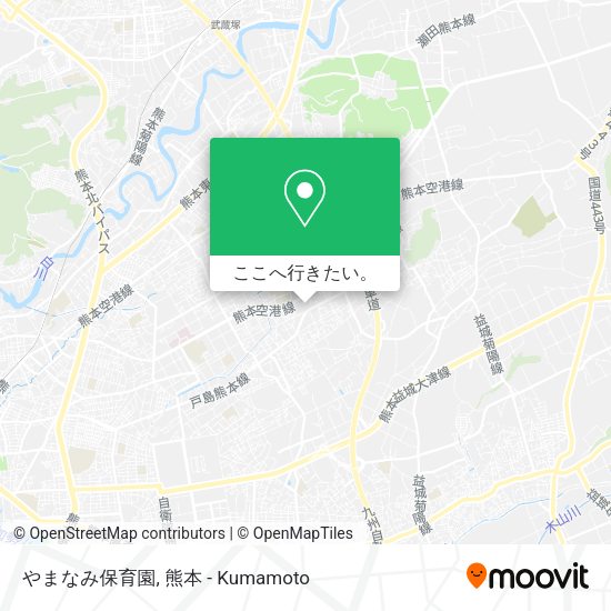 やまなみ保育園地図