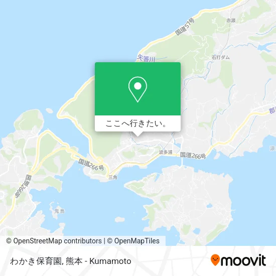 わかき保育園地図