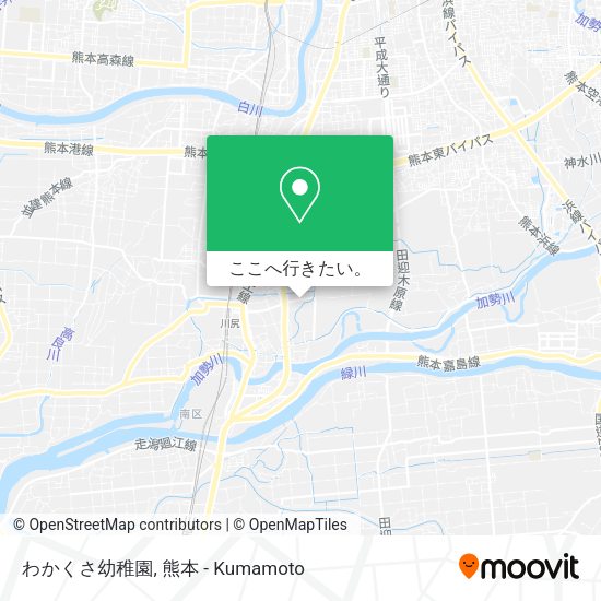 わかくさ幼稚園地図