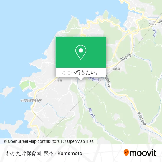 わかたけ保育園地図