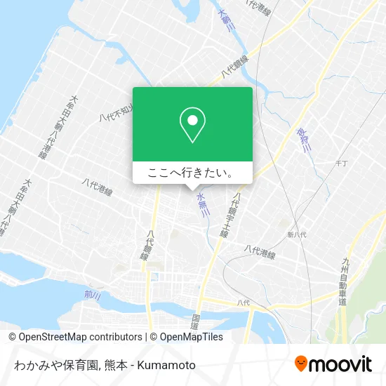 わかみや保育園地図