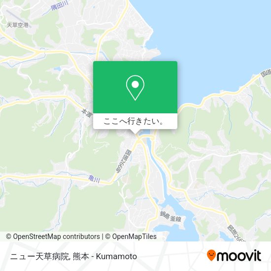 ニュー天草病院地図