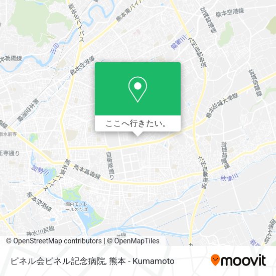 ピネル会ピネル記念病院地図