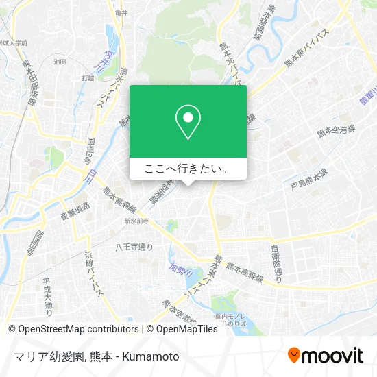 マリア幼愛園地図