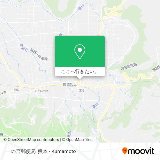 一の宮郵便局地図