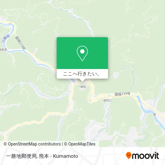 一勝地郵便局地図