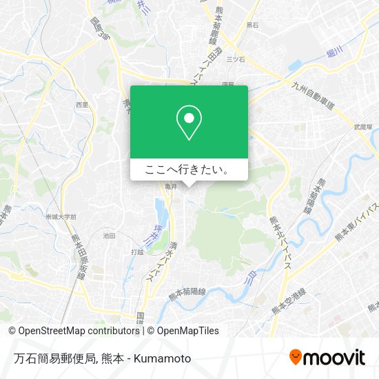 万石簡易郵便局地図
