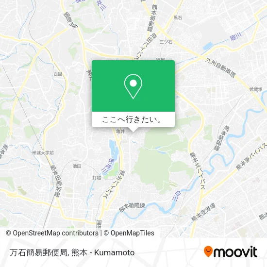 万石簡易郵便局地図