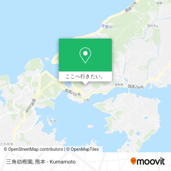三角幼稚園地図