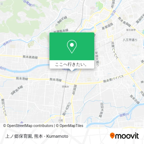 上ノ郷保育園地図