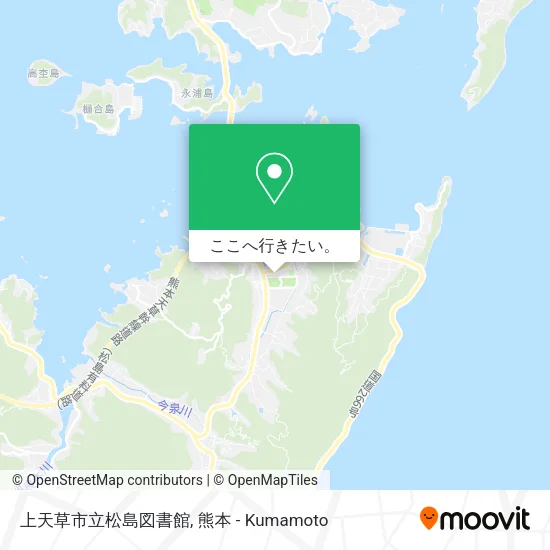 上天草市立松島図書館地図