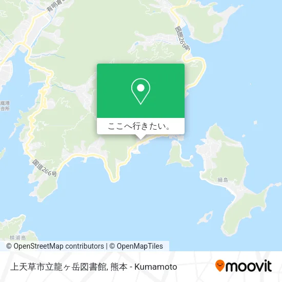 上天草市立龍ヶ岳図書館地図