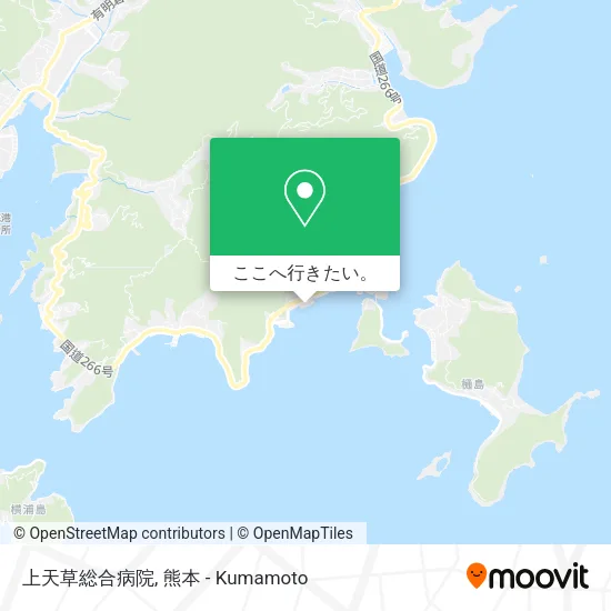 上天草総合病院地図