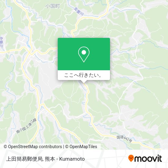 上田簡易郵便局地図