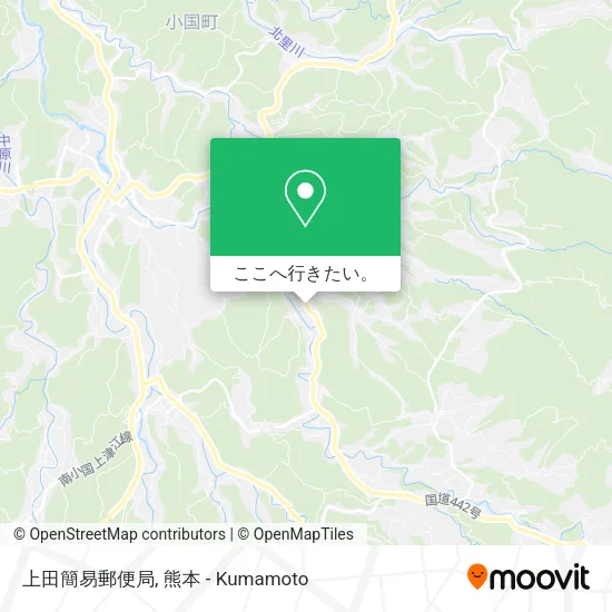 上田簡易郵便局地図