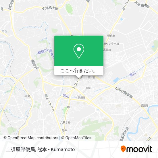 上須屋郵便局地図