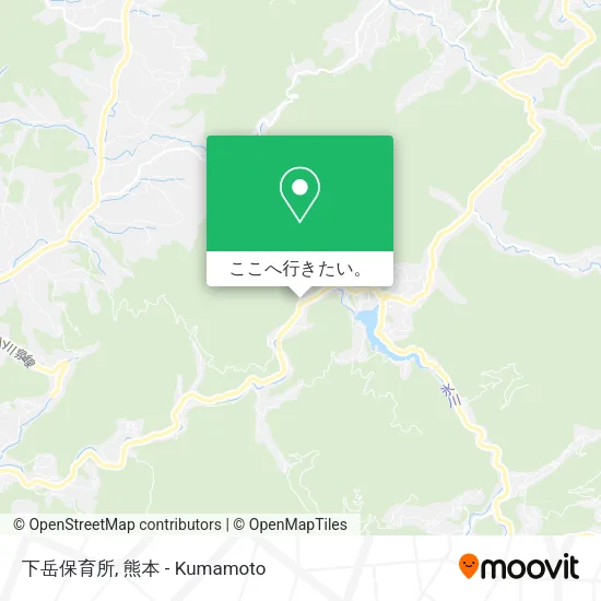 下岳保育所地図