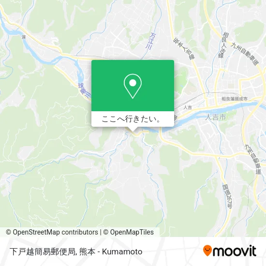 下戸越簡易郵便局地図