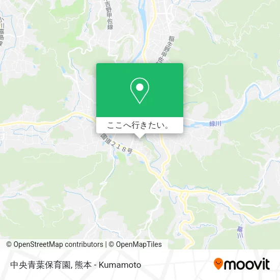 中央青葉保育園地図