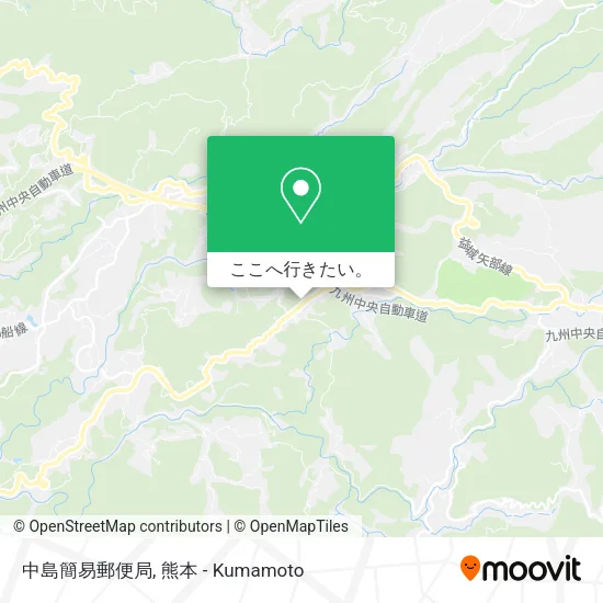 中島簡易郵便局地図