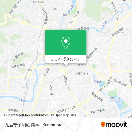 九品寺保育園地図