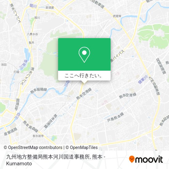 九州地方整備局熊本河川国道事務所地図