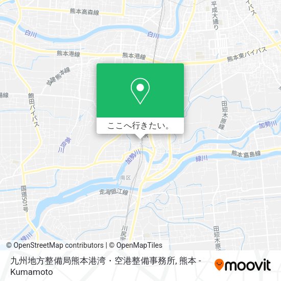 九州地方整備局熊本港湾・空港整備事務所地図