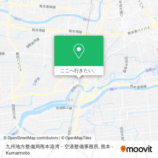 九州地方整備局熊本港湾・空港整備事務所地図