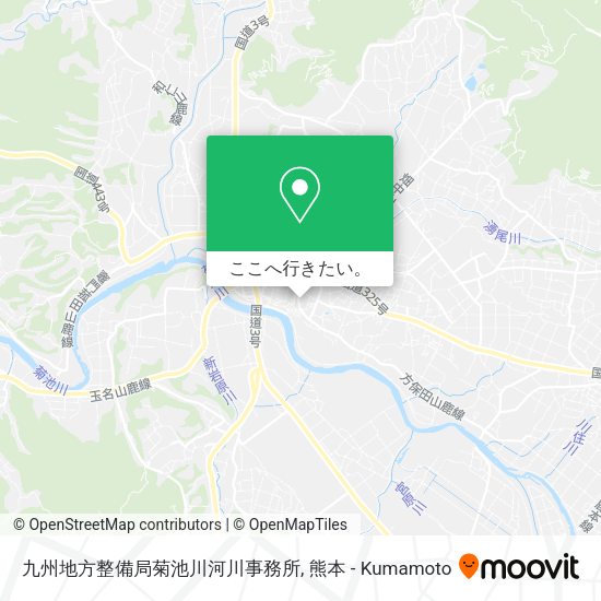 九州地方整備局菊池川河川事務所地図