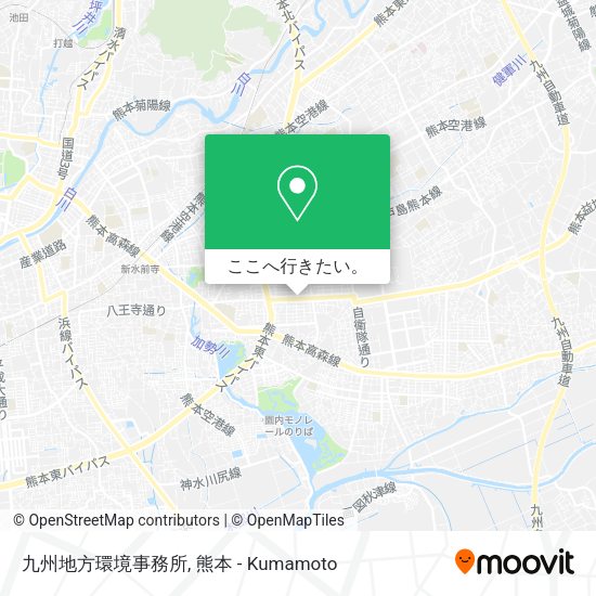 九州地方環境事務所地図
