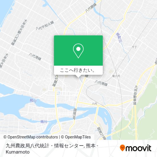 九州農政局八代統計・情報センター地図